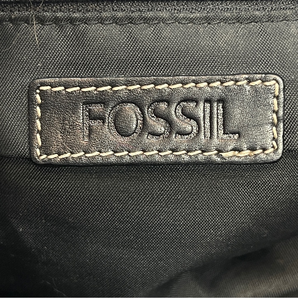 Fossil Vintage Baguette Jacquard Monogram Satchel - Picture 10 of 16
